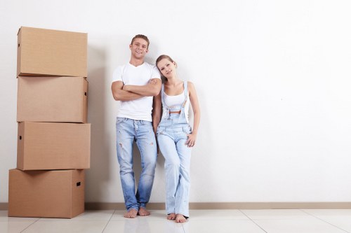 Man with van service helping with a local move in Stratford