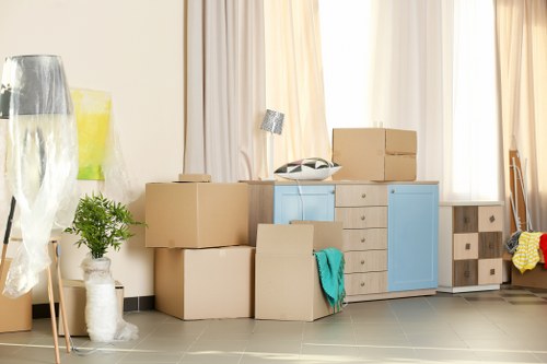 Moving team planning a house removal in Stratford