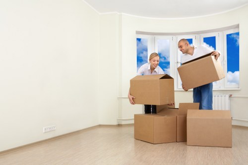 Furniture protection and careful loading during a Stratford relocation