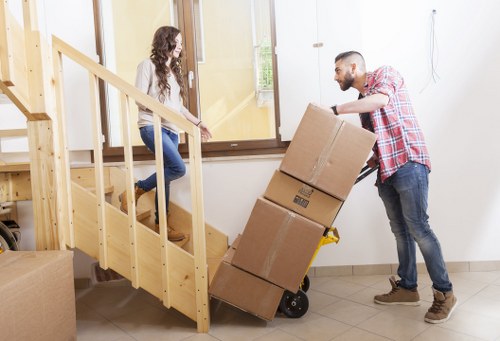 Business relocation setup and final delivery for an office move in Stratford
