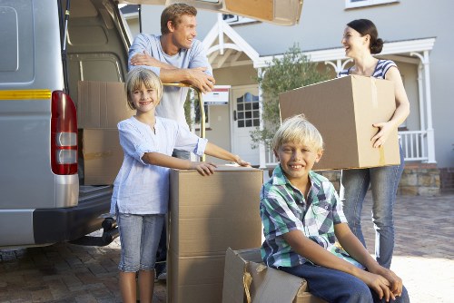 House removal service supporting a Stratford family move