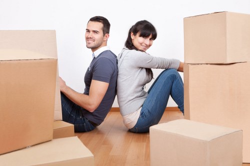 Local home removals team planning access in Stratford