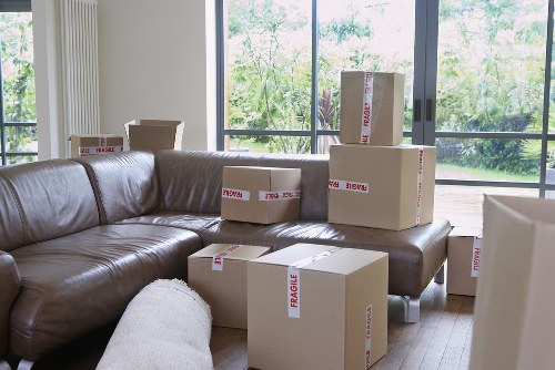 Customer booking a removal service with a van